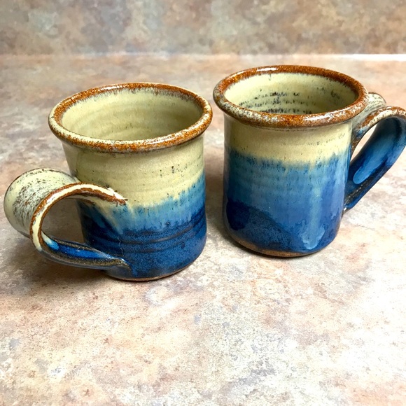 SASSI Other - Set of 2 espresso size pottery mugs
